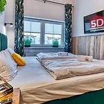 Luxury Angelika F4 3 Sypialnie, Sauna I Klimatyzacja - 5d Apartmán
